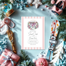 Skiën-thema sociale club vrijgezellenweekend