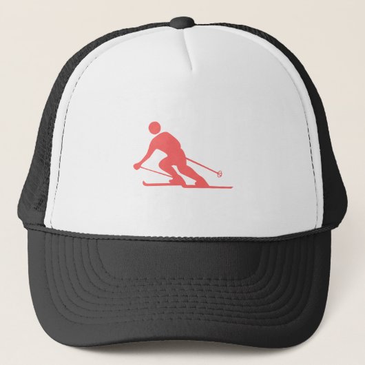 Skien - Tropisch roze Trucker Pet (Voorkant)
