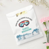 Skiën Verjaardagsfeest Snowboard Bedankzakje (Gezegeld)