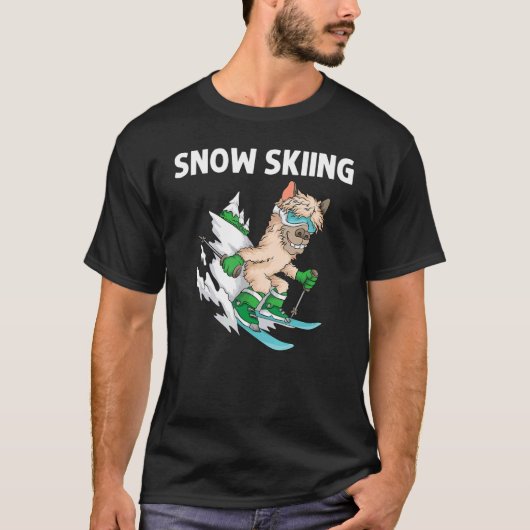 Skiën voor mannen Ski Freestyle Skier Snowboard T-shirt (Voorkant)