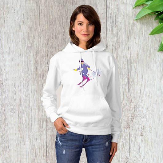 Skiën Vrouwen Hoodie