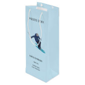 Skiën Wijn Cadeautas (Achterkant Gekanteld)