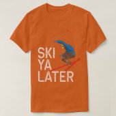 Skiën Wintersport Bergen Alpen 1 T-shirt (Design voorkant)