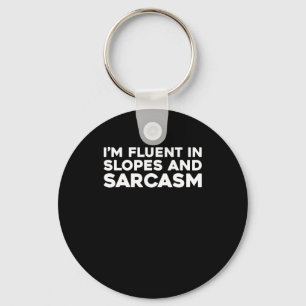 Skiën - Wintersport Skiën 1 Sleutelhanger