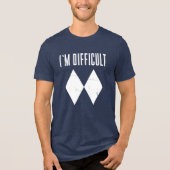 Skiën Wintersport Slopes Gag Tri-Blend Shirt (Voorkant)