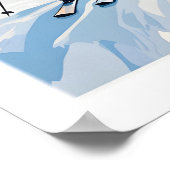 Skiën Ylläs Noorwegen Poster 1 (Hoek)