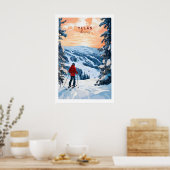 Skiën Ylläs Noorwegen Poster 1 (Keuken)