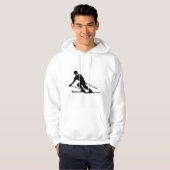 Skien - zwart hoodie (Voorkant volledig)