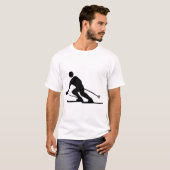 Skien - zwart t-shirt (Voorkant volledig)