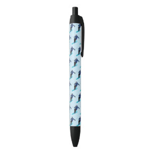 Skiën Zwarte Inkt Pen