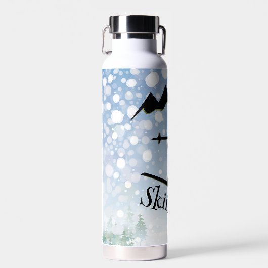 Skiend design Thor Cooper Vacuum geïsoleerd Waterfles (Voorkant)