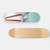 Skiënde Bergen Persoonlijk Skateboard (Horizontaal)