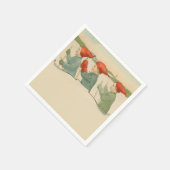 Skiende jongens, Old Scandinavian, Kerstmis Servet (Hoek)