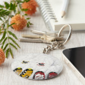 Skiende mieren, door sleutelhanger (Zijkant)