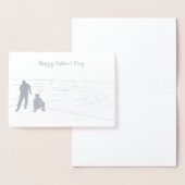 Skiende Stones-Vaderdag Folie Kaarten (Display)