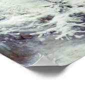 Skiende vogelpoten over de berg poster (Hoek)