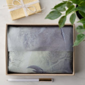 Skiende vogelpoten over de berg tissuepapier (Geschenk)