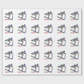 SKIËNTEN Concurrentie Cadeaupapier (Vlak)