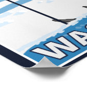 Skier Admiring - 49 graden Noord, Washington Poster (Hoek)