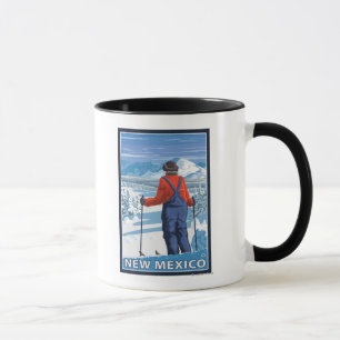 Skier Admiring New Mexico Mok