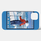 Skier Admiring - Sun Valley, Idaho Case-Mate iPhone Case (Achterkant (horizontaal))