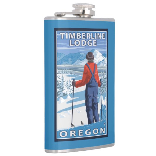 Skier Admiring - Timberline Lodge, Oregon Heupfles (Rechts)