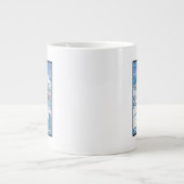 Skier Admiring - Vintage Travel Poster Grote Koffiekop (Voorkant)