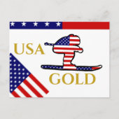 SKIER BRIEFKAART (Voorkant)