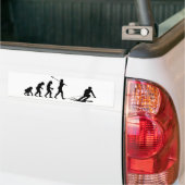 Skiër Bumpersticker (Op Truck)