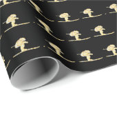 Skier Cadeaupapier (Rol Hoek)