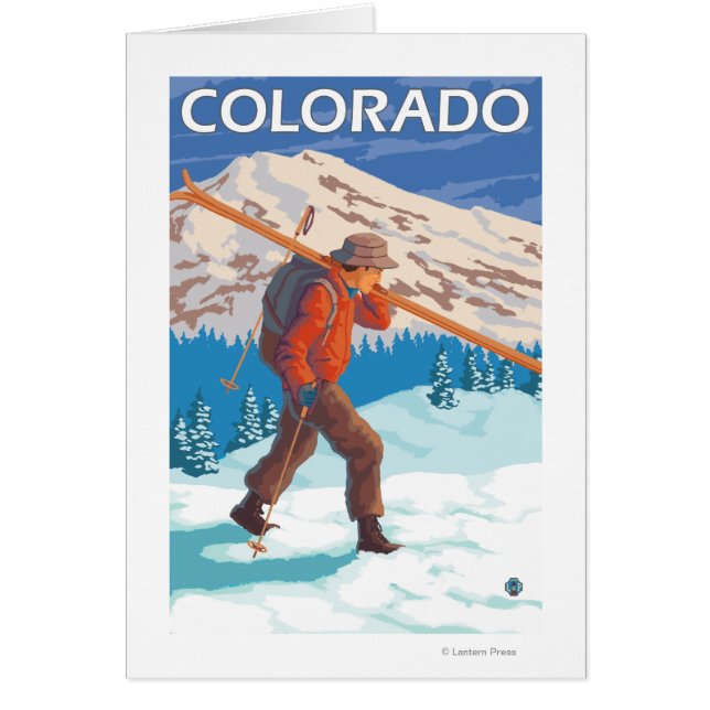 Skier Carrying SkisColorado (Voorkant)