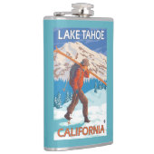 Skier Carrying Snow Skis - Lake Tahoe, Californi Heupfles (Rechts)