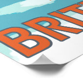 Skier Carrying Snow Skis - Whistler, BC Canada Poster (Hoek)