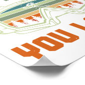 Skier Funny Ski You Later Winter Skiing  Poster (Hoek)