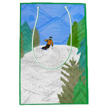 Skiër geschenktas