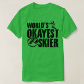 Skier Gezegde Apres Ski Skier Skiing Snowboard Win T-shirt (Design voorkant)