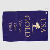 Skier Golfhanddoek (Horizontaal)