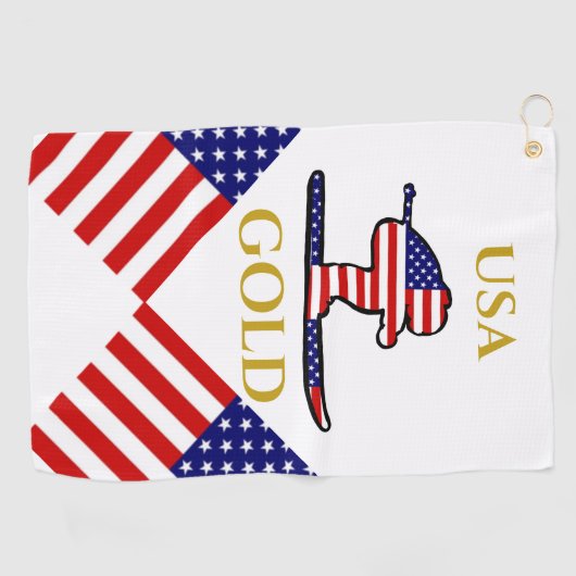 SKIER GOLFHANDDOEK (Horizontaal)