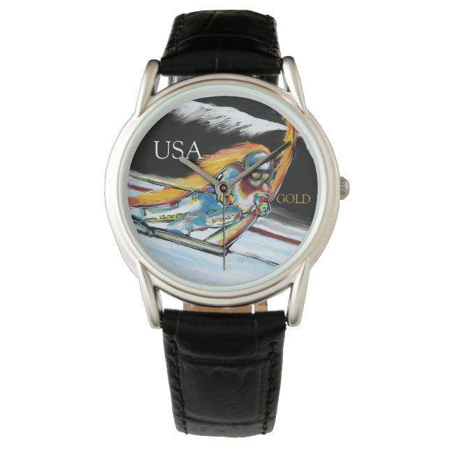 SKIËR HORLOGE (Voorkant)