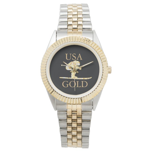 Skiër Horloge (Voorkant)