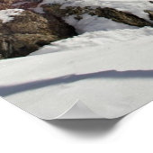 Skier in Midair Poster (Hoek)