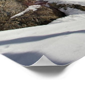 Skier in Midair Poster (Hoek)