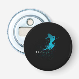 Skier, Jki, Japans Button Flesopener