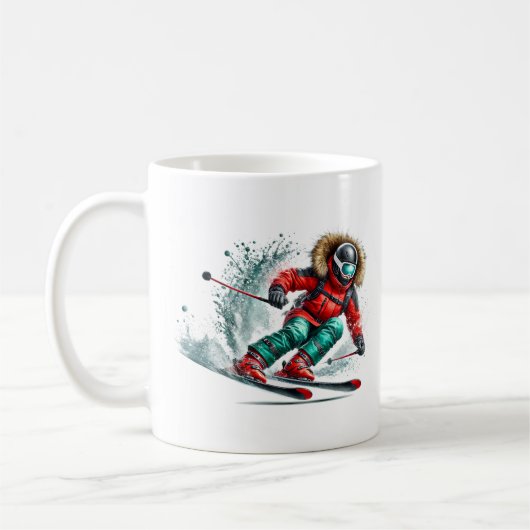Skier  koffiemok (Links)