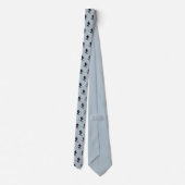 Skier - Mannelijke Ski Snowsport Thema - Striped N Stropdas (Achterkant)