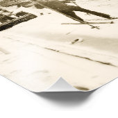 Skier op K Street Print Foto Afdruk (Hoek)