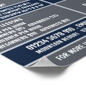 Skier Portrait, Ski/Snowboarding Lessen/klassen Poster (Hoek)