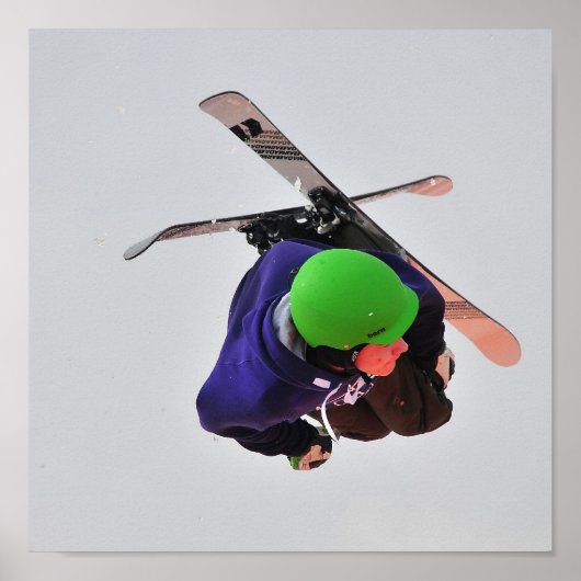 skier poster (Voorkant)