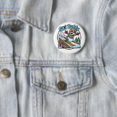 skiër ronde button 5,7 cm (In situ)