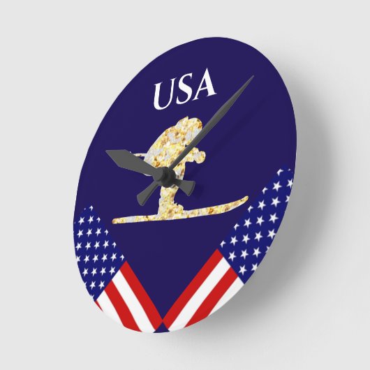 SKIER RONDE KLOK (Hoek)